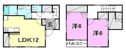 古川北4丁目浅井一戸建の間取り画像