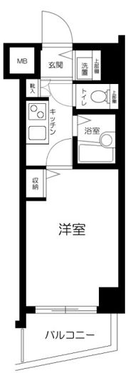 トーシンフェニックス目黒碑文谷の間取り画像