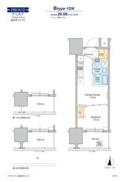 プラウドフラット錦糸町ウエストの間取り画像
