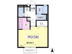 セジュール植原Bの間取り画像