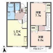 シャーメゾン Ⅲ番館の間取り画像