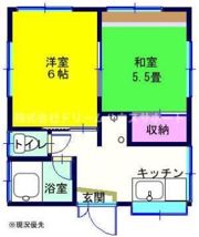 京急本線 県立大学 徒歩8分 貸戸建の間取り画像
