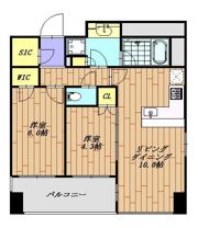 クラッシィハウス本郷コンフォルテ 603号室の間取り画像