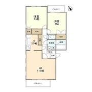 武蔵関マンション7号棟の間取り画像