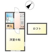 染東ハイツⅡの間取り画像