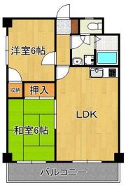 サンビレッヂ到津の間取り画像