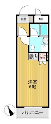 ヴィラ・モデルナの間取り画像