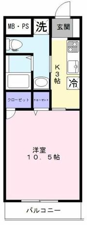 カンパヌール1の間取り画像