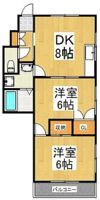 ヤマキマンションの間取り画像