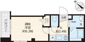 ウナパーク南池袋の間取り画像