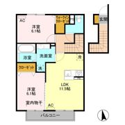ブルージュの間取り画像