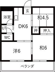 コーポ大晴の間取り画像