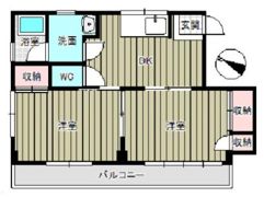 コーポ飯島の間取り画像