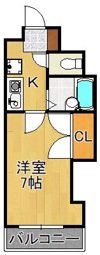 エレガンス折尾の間取り画像