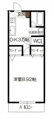 サザン27前川ビルの間取り画像