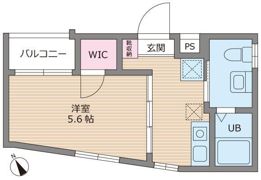 AM2 CoCoハウス不動前の間取り画像