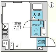ルーナクレシェンテ日暮里の間取り画像