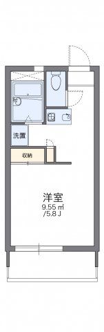 レオパレス中居の間取り画像