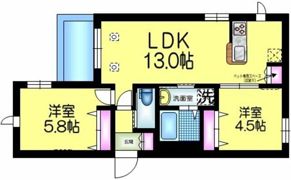 DOビル北栄へーベルメゾンの間取り画像