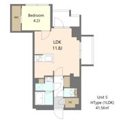 S-RESIDENCE高島平asoleaの間取り画像