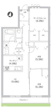 ブリス宮前平の間取り画像