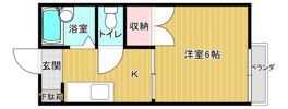 メゾンゆたかの間取り画像