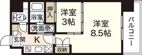 メゾン山城の間取り画像