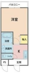 嵜本レジデンス福島の間取り画像