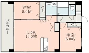 GMH保田窪の間取り画像