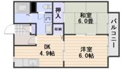 パナハイツ芳泉B棟の間取り画像