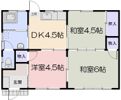 当新田貸家の間取り画像
