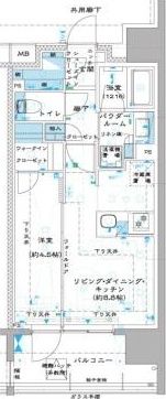 オーパスレジデンス中板橋の間取り画像