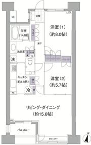 アビティ目黒の間取り画像