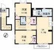 シャーメゾン江崎の間取り画像
