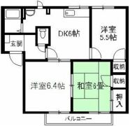 ［斡旋］フレグランス春日の間取り画像