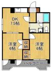 コーポ小林 小倉の間取り画像
