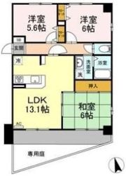 メゾン第六初島の間取り画像