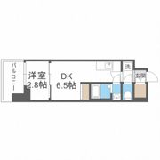 セレニテ難波グランデノールの間取り画像