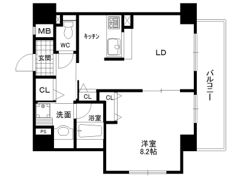 住吉VALOREの間取り画像