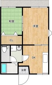 ハウス葭の間取り画像