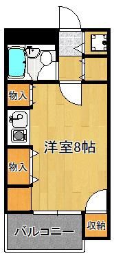 パレス小倉の間取り画像