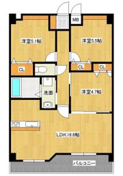 行橋第一レジデンスの間取り画像