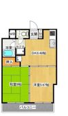 シンコーメゾン扇町の間取り画像
