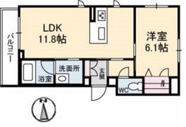 Moa津倉町の間取り画像