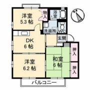ピースフルタウン C棟の間取り画像
