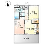 ヴューテラス藍住の間取り画像