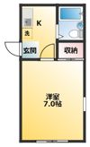 ハイムアサクラの間取り画像