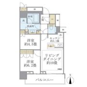 ザ・パークハウス晴海タワーズティアロレジデンスの間取り画像