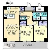 ル・マレNishikimachiの間取り画像