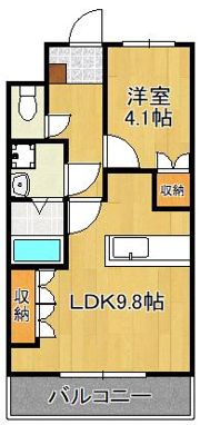 メイプル館の間取り画像